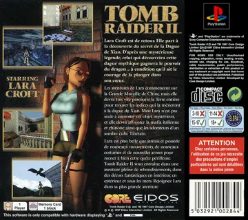 Tomb Raider 2 - Starring Lara Croft (US) box cover back